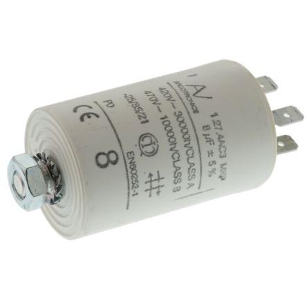 Vrstvové kondenzátory, řada: C27 8 μF ±5 % 470V ac, Montáž na rám 0.8 mm KEMET
