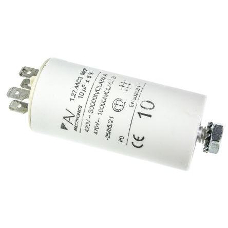 Vrstvové kondenzátory, řada: C27 10 μF ±5 % 470V ac, Montáž na rám 0.8 mm KEMET