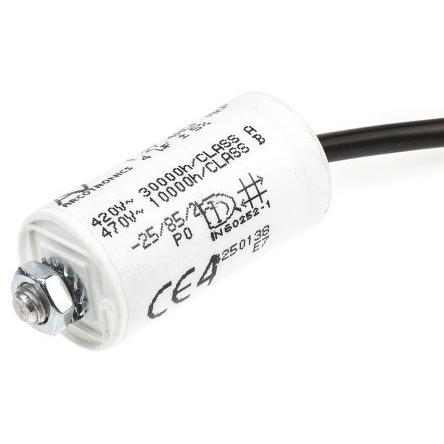 Vrstvové kondenzátory, řada: C27 4 μF ±5 % 470V ac, Montáž na rám 0.8 mm KEMET