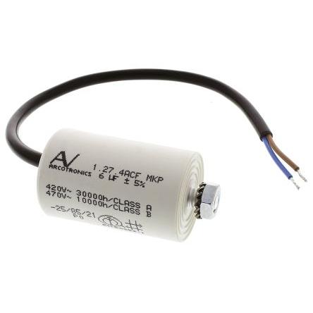 Vrstvové kondenzátory, řada: C27 P0 6 μF ±5 % 470V ac, Montáž na rám 0.8 mm KEMET