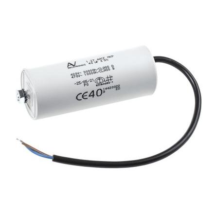 Vrstvové kondenzátory, řada: C27 40 μF ±5 % 470V ac, Montáž na rám 0.8 mm KEMET