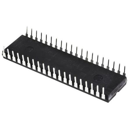 Microchip Mikrokontrolér 8 bit PIC 20 MHz Blesk 128 bit RAM, počet kolíků: 40 kolíkový, PDIP