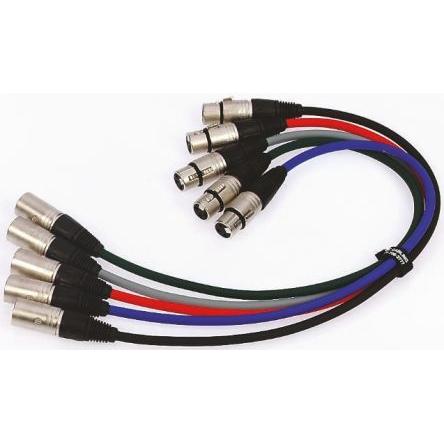 Van Damme Kabel XLR, A: Vnější, A: XLR NC3MXX, B: Vnitřní 1 m