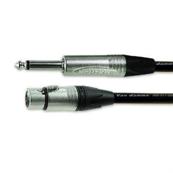 Van Damme Kabel XLR, A: Vnitřní, A: XLR3, B: Vnější 5 m, Černá