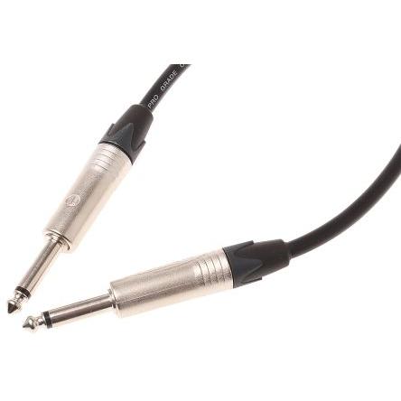Pomocný kabel délka 6 m, A: Vnější, A: Tlačítka 6 mm Van Damme, B: Vnější, B: Tlačítka 6 mm, Černá 101-100-100 BLACK