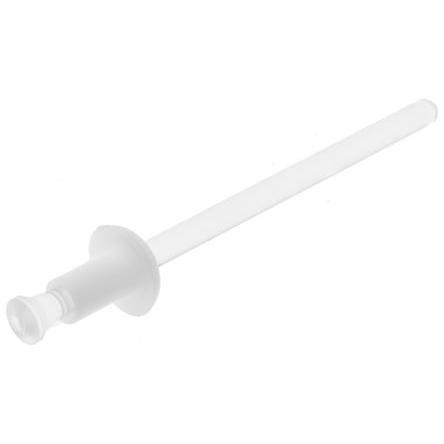 Essentra Nýt, Nylon, délka nýtu: 6.4 mm, Obyčejný Polykarbonát Nýtovací, průměr nýtu: 4 mm