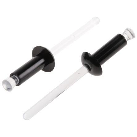 Essentra Nýt, Nylon, délka nýtu: 14.4 mm, Obyčejný Polykarbonát Nýtovací, průměr nýtu: 4.8 mm