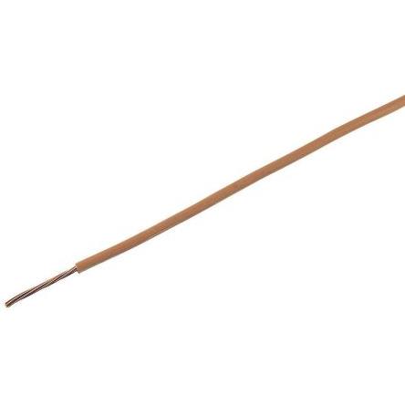 Zapojovací vodič, řada: 6491X, typ kabelu: Splétaný, typ kabelu: 6491X, prameny vodičů: 7/0.53 mm, Hnědá, 750V 100 m