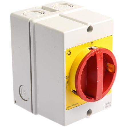 Kraus & Naimer Oddělovací (hlavní) vypínač, rozsah: KG 4pólový Povrch IP67, IP66 32A 11 kW