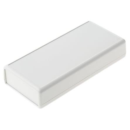 Hammond Kapesní pouzdro Integrovaná přihrádka na baterie Prohlubeň pro klávesnici ABS barva Šedá 140 mm 28 mm 66 mm IP54