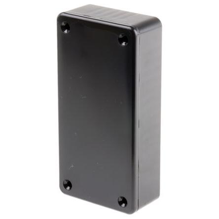 Hammond Pouzdro, řada: 1591 IP54 Nestíněný barva Černá barva Černá ABS 100 mm 25 mm 50 mm