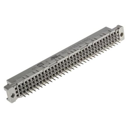 HARTING Konektor DIN 41612, řada: DIN 41612, orientace těla: Rovný, rozteč: 2.54 mm, počet kontaktů: 96, počet řad: 3