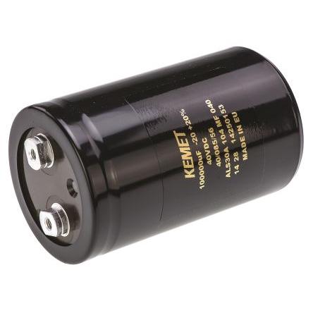 Kondenzátor, řada: ALS30 0.1 F ±20 % 7mΩ 40V dc, Šroubová svorka KEMET