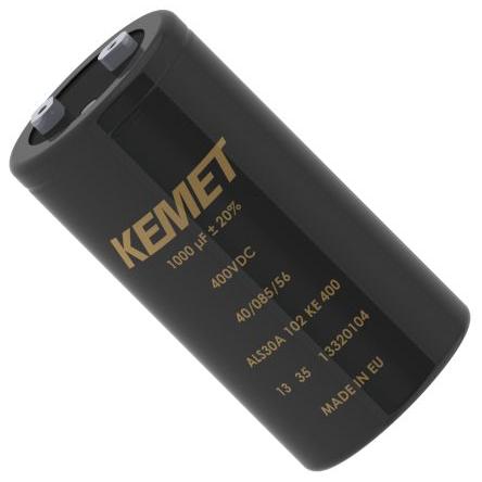 Kondenzátor, řada: ALS30 47000 μF ±20 % 10mΩ 100V dc, Šroubová svorka KEMET