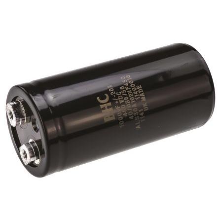 Kondenzátor, řada: ALS30 1000 μF ±20 % 118mΩ ALS30A102KF450 450V dc, Šroubová svorka KEMET