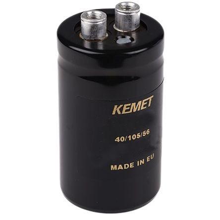 Kondenzátor, řada: ALS40 22000 μF ±20 % 17mΩ ALS40A223DB025 25V dc, Šroubová svorka KEMET