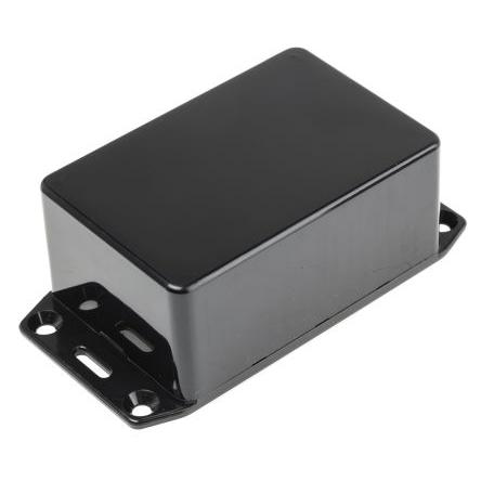 Hammond Pouzdro, řada: 1591 IP54 Nestíněný S přírubou barva Černá barva Černá ABS 85 mm 35 mm 56 mm