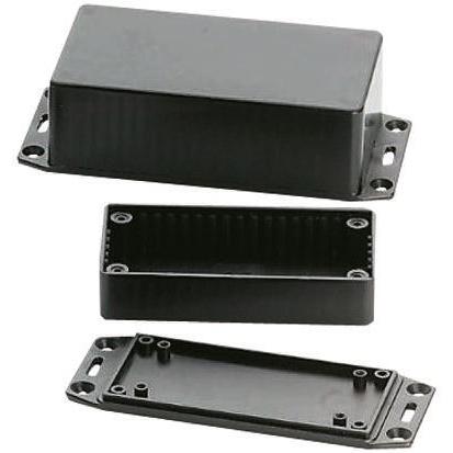 Hammond Pouzdro, řada: 1591 IP54 Nestíněný S přírubou barva Černá barva Černá ABS 100 mm 21 mm 50 mm