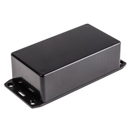 Hammond Pouzdro, řada: 1591 IP54 Nestíněný S přírubou barva Černá barva Černá ABS 120 mm 40 mm 65 mm