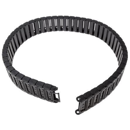 Kabelové rozdvojky, řada: e-chain Igumid G barva Černá 57mm x 15 mm x 1 m, min. poloměr ohybu 38 mm Igus