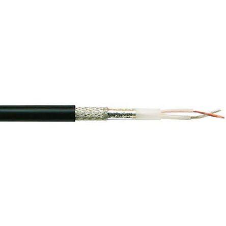 Dvojitý axiální kabel, řada: 9207, Černá Nestíněný Polyetylen Belden, chování ohně: UL1685 FT4 Zatížení, CSA FT4, vnější