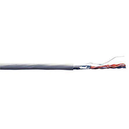 Datový kabel, řada: 9504, Polyvinylchlorid, 300V 0.2 mm², chování ohně: Samozhášecí Belden 152 m, Stříbrná