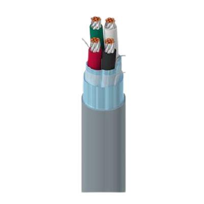 Audio kabel, řada: 8728 Stíněný Belden 2 152 m, Stříbrná