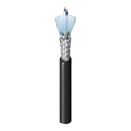 Vícepárový průmyslový kabel, řada: 3105A 1 párů v balení, Polyvinylchlorid, 300V 0.33 mm² Belden 152 m, Černá