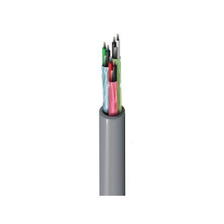 Datový kabel, řada: 8777NH, Nízko dýmivý bezhalogenový, 300V 0.33 mm², chování ohně: IEC 60332-1 Belden 304 m, Stříbrná
