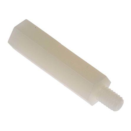 Distanční vložka M4 Šestihranný 25 mm, Nylon 66 6 mm M4 RS PRO