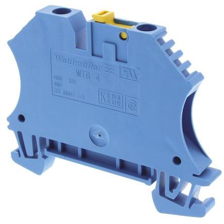 Weidmüller Odpojovací svorkovnice 7910190000, řada: WTR, 400V Modrá 4mm² 1 Šroubová