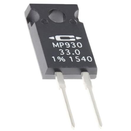 Rezistor Výkonový vrstvový, řada: MP930 33 Ω 1 % MP930-33.0-1% 30 W Caddock