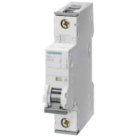 Siemens Miniaturní jistič, rozsah: 5SY4 1pólový 20A vypínací výkon 10 kA, charakteristika: Typ B, rozsah: SENTRON 400V