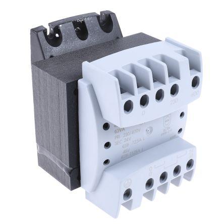 Legrand Transformátor na lištu DIN 63 VA, primární napětí: 230 to 400 V, sekundární napětí: 230 V, počet výstupů: 1,