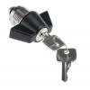 Zámková vložka S klíčem, Klíč, hloubka od panelu k jazýčku: 16 mm, Chromová 23 x 20.2 mm Euro-Locks a Lowe & Fletcher