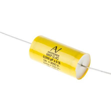 Polypropylenový kondenzátor, řada: C4C 68 nF ±5 % 3 kV dc 750V ac, Průchozí otvor 1 mm KEMET