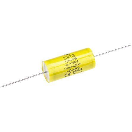 Polypropylenový kondenzátor, řada: C4G 1 μF ±5 % 850 V dc 450V ac, Průchozí otvor 1 mm KEMET