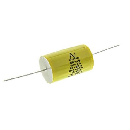 Vrstvové kondenzátory, řada: C4G 2 μF ±5 % 850 V dc 450V ac, Průchozí otvor 1.2 mm KEMET