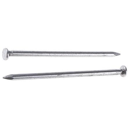 RS PRO Hřebík s kulatou hlavou, délka: 100 mm, Světlý, Ocel Hřebík s půlkulovou hlavou 4.5 mm 500 g
