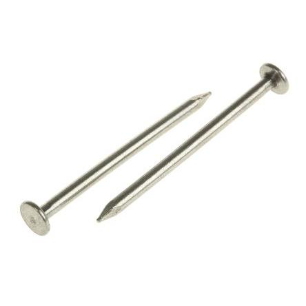 RS PRO Hřebík s kulatou hlavou, délka: 40 mm, Světlý, Ocel Hřebík s půlkulovou hlavou 2.36 mm 500 g