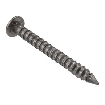 RS PRO Hřebíky s vroubkovaným dříkem, délka: 25 mm, Světlý, Ocel Vroubkovaný dřík 2 mm 500 g