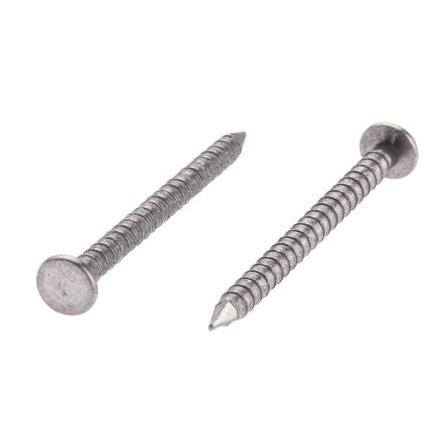 RS PRO Hřebíky s vroubkovaným dříkem, délka: 40 mm, Světlý, Ocel Vroubkovaný dřík 2.65 mm 500 g