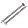 RS PRO Hřebíky s vroubkovaným dříkem, délka: 65 mm, Světlý, Ocel Vroubkovaný dřík 3.35 mm 500 g