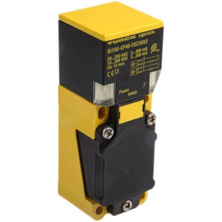 Turck Indukční bezdotykový snímač BI15U-CP40-FDZ30X2 Blok M12 400mA BI 15U IP68 2vodičové 20 Hz 15 mm 250 V ac 300 V dc