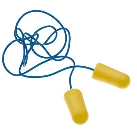 3M E.A.R Ušní zátky, řada: Soft Yellow Neons Jednorázový, Žlutá, Modrá, Polyuretanová pěna 34 dB CE, EN 352-2 200