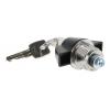 Zámková vložka S klíčem, Klíč, hloubka od panelu k jazýčku: 16 mm, Chromová 23 x 20.2 mm Euro-Locks a Lowe & Fletcher