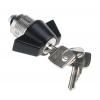 Zámková vložka S klíčem, Klíč, hloubka od panelu k jazýčku: 16 mm, Chromová 23 x 20.2 mm Euro-Locks a Lowe & Fletcher