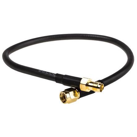 Koaxiální kabel, řada: CA12/195, Černá Vnitřní Polyvinylchlorid, A: SMA Vnitřní, B: RP SMA 304.8 mm Mobilemark