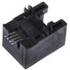 Molex Konektor RJ11, řada: 95501 Vnitřní Cat3, počet cest: 6, Pravý úhel, Povrch UTP, počet portů: 1portový