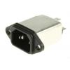 RS PRO Filtr IEC 6A Vnější, Montáž do panelu, 250V ac, 50Hz, 60 Hz Faston, 85 °C, -25 °C